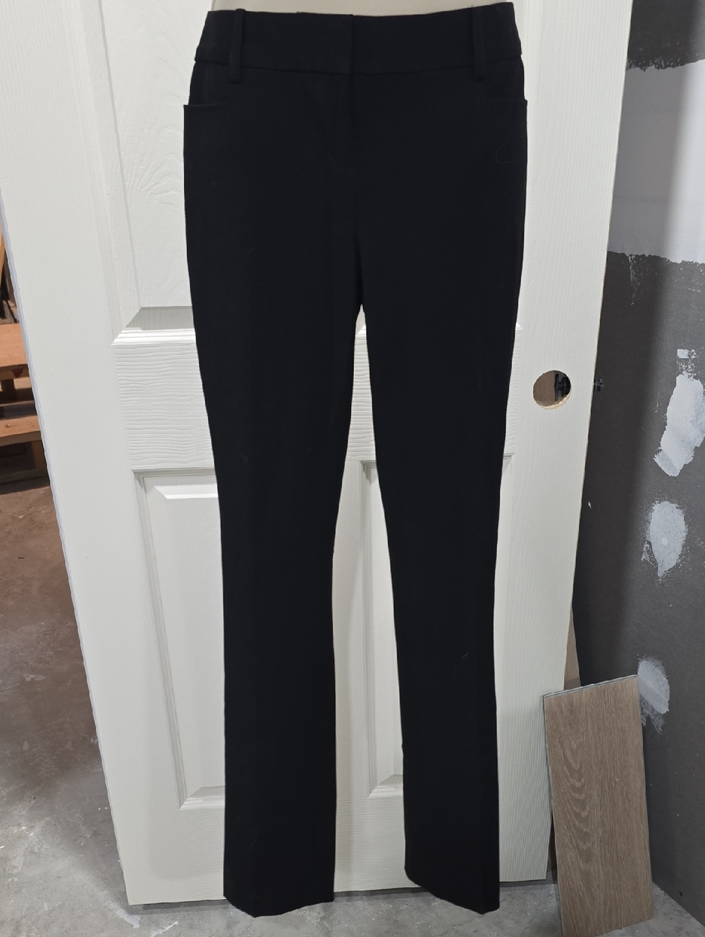 Express Women's Black Slim Straight Trousers